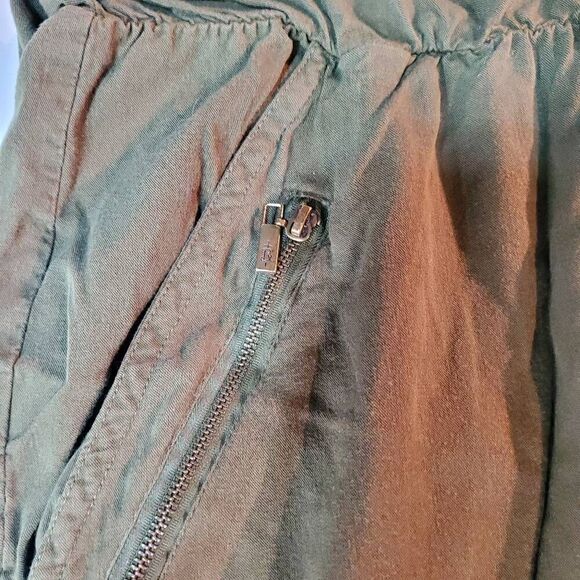 La Belle Roc Jumpsuit Womens Small Green Rocawear Long Zipper Pockets One Piece - Picture 7 of 14